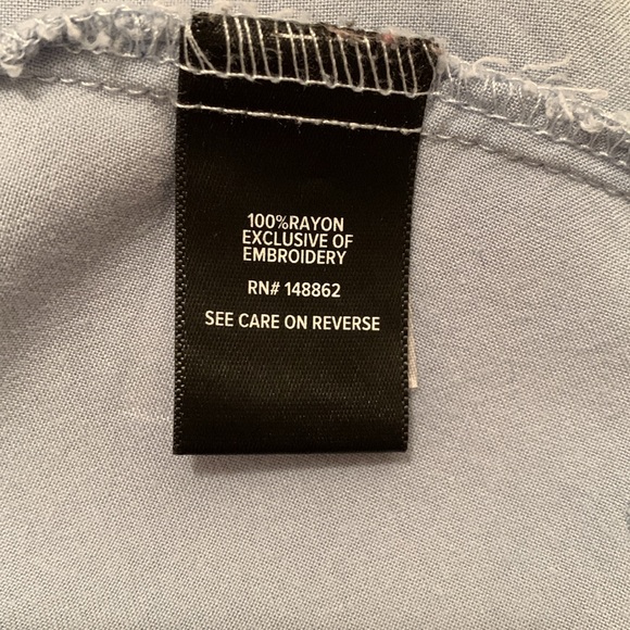 Torrid Light Blue Sleeveless Top with cut out designs - Picture 6 of 10